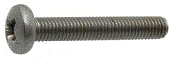 Vis à métaux tête cylindrique pozidrive