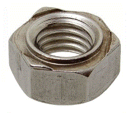 Ecrou hexagonal à souder
