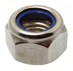 Ecrou indessérable à bague nylon