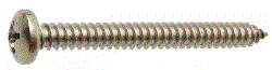 Vis à tôle tête cylindrique large empreinte phillips