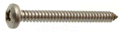 Vis à tôle tête cylindrique large empreinte pozidrive