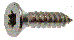 Vis à tôle tête fraisée empreinte torx