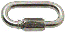 Maillon rapide - inox a4