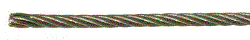 Cable souple 7x19 - inox a4
