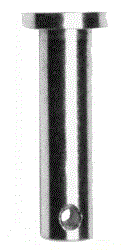 Axe / goupille percee - inox a4