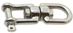 Emerillon anneau + manille - inox a4