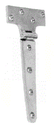 Charniere t, forgee, polie - inox a4