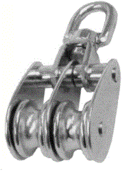 Poulie double - inox a2