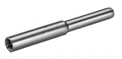 Embout a sertir taraude pas a gauche petit modele - inox a4