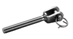 Embout filete a chape soudee pas a droite petit modele - inox a4