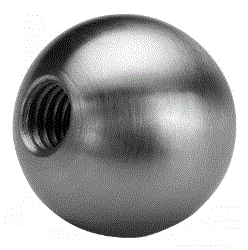 Bille taraudee partiellement - inox a4